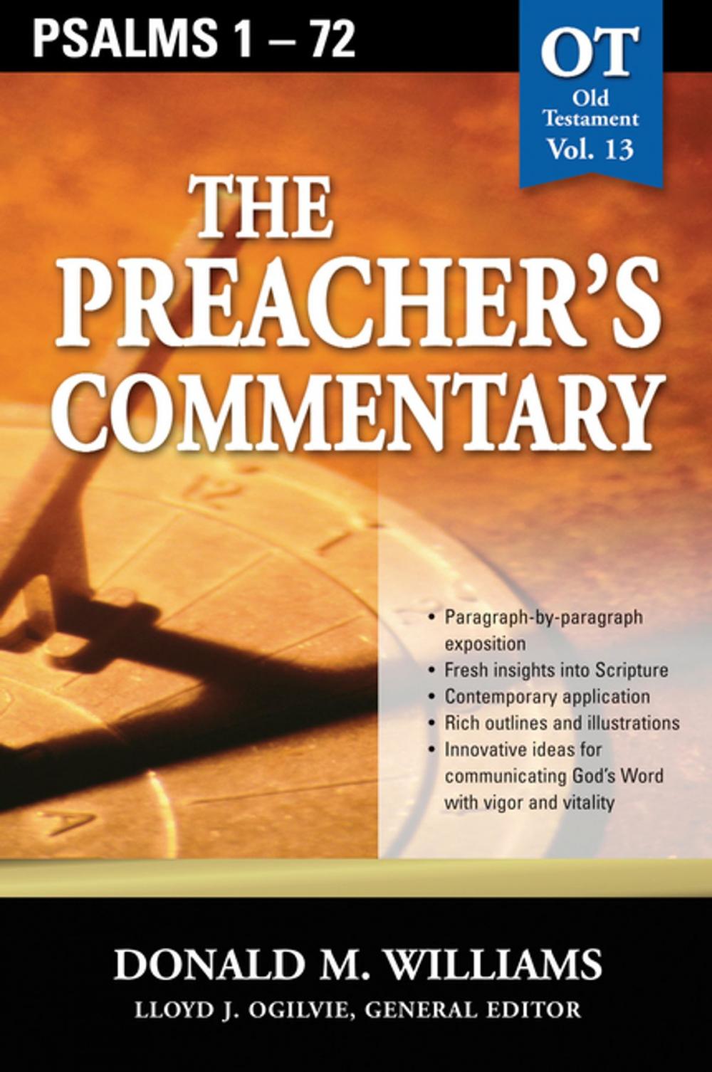 Big bigCover of The Preacher's Commentary - Vol. 13: Psalms 1-72
