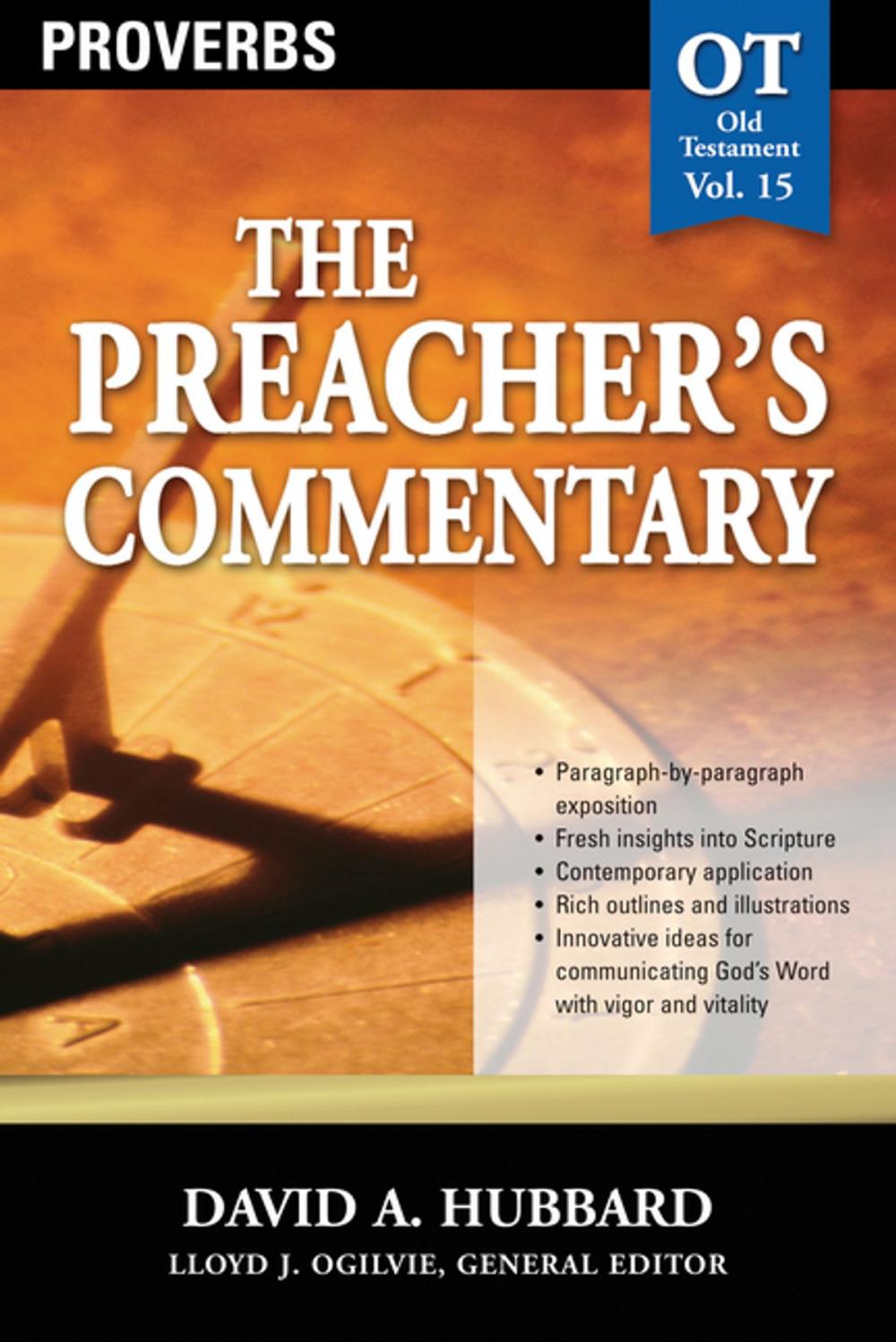 Big bigCover of The Preacher's Commentary - Vol. 15: Proverbs