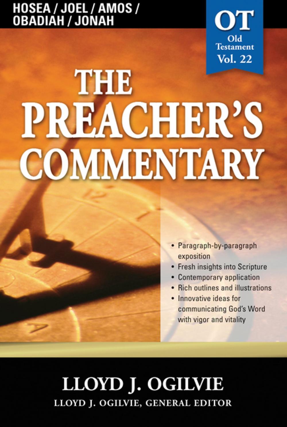 Big bigCover of The Preacher's Commentary - Vol. 22: Hosea / Joel / Amos / Obadiah / Jonah