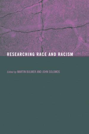 Cover of the book Researching Race and Racism by Patricia Swann