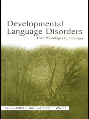 Cover of the book Developmental Language Disorders by Rahima Baldwin Dancy