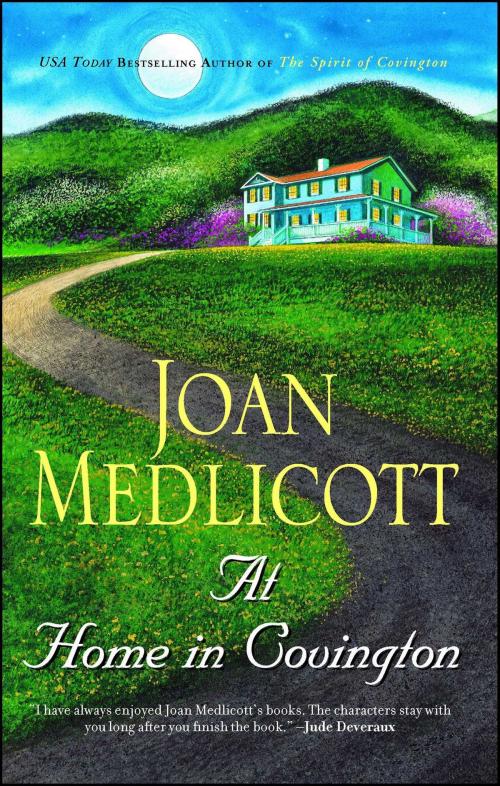 Cover of the book At Home in Covington by Joan Medlicott, Atria Books