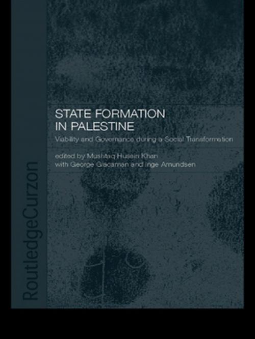 Cover of the book State Formation in Palestine by , Taylor and Francis