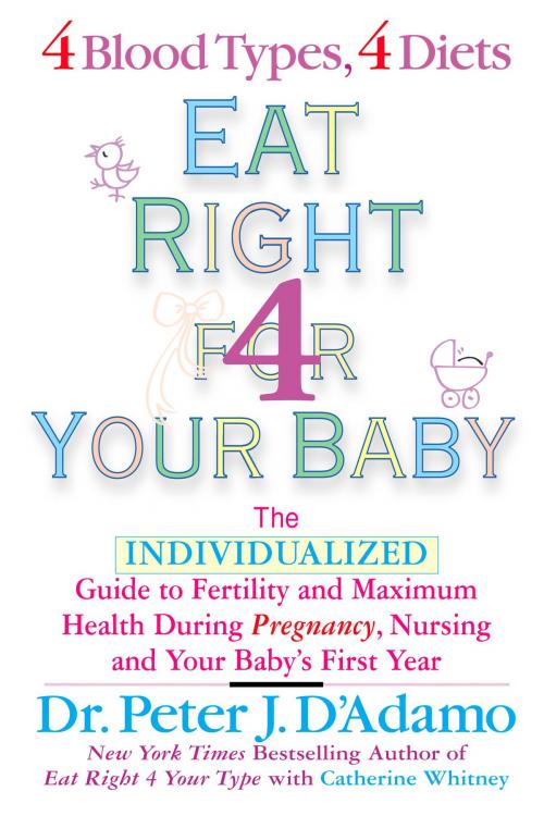 Cover of the book Eat Right For Your Baby by Catherine Whitney, Dr. Peter J. D'Adamo, Penguin Publishing Group