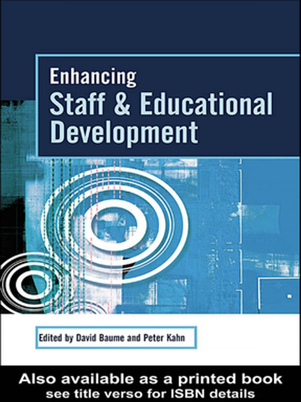Big bigCover of Enhancing Staff and Educational Development