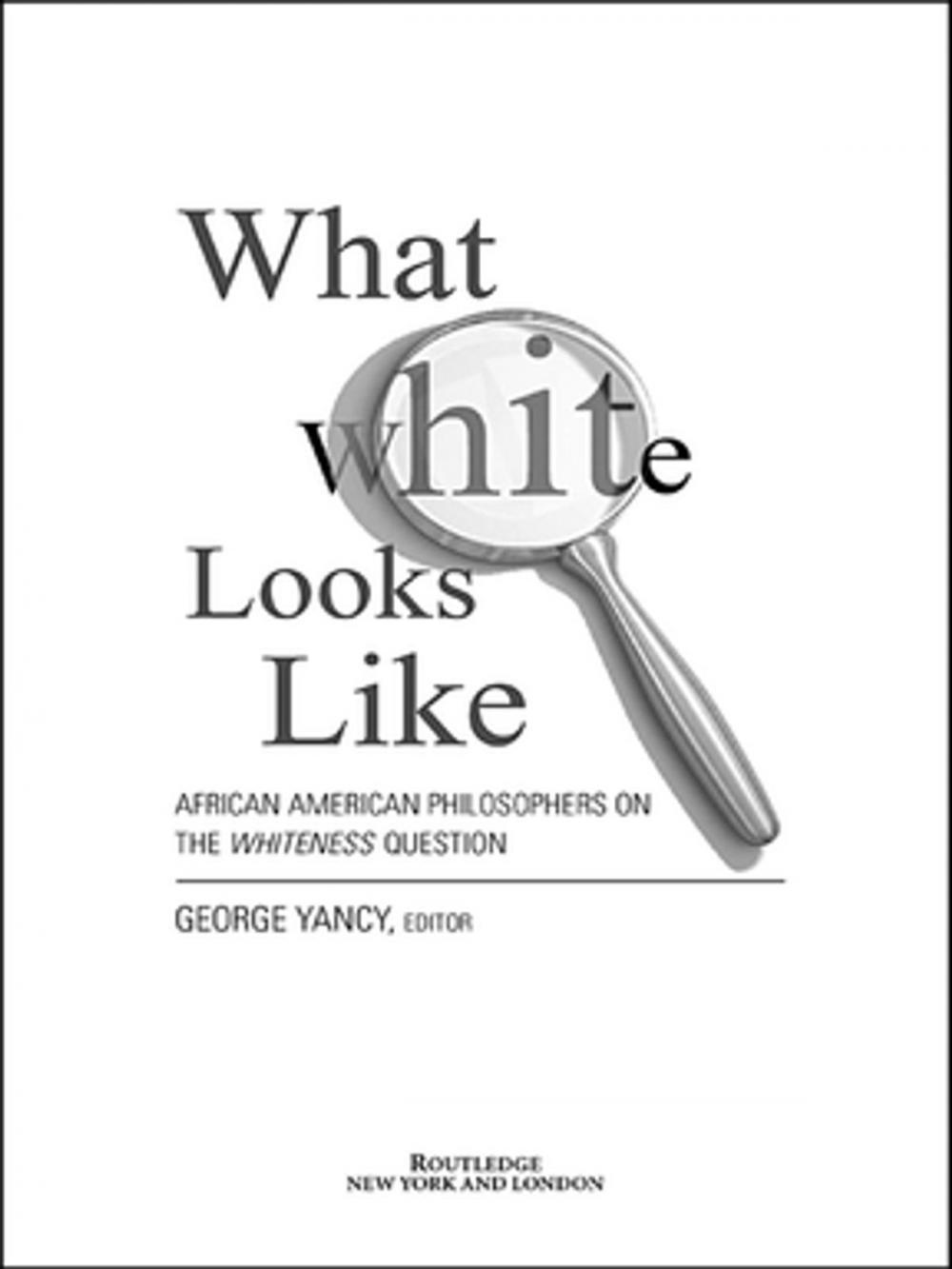 Big bigCover of What White Looks Like