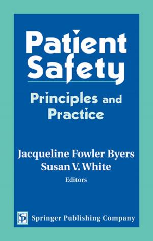 Cover of the book Patient Safety by Dana Alonzo, Ph.D., Robin E. Gearing, Ph.D.