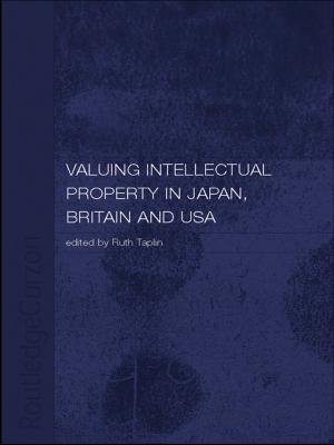 Cover of the book Valuing Intellectual Property in Japan, Britain and the United States by Dean Baker