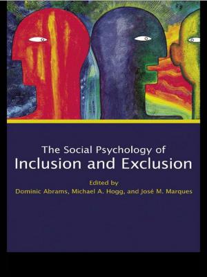 Cover of the book Social Psychology of Inclusion and Exclusion by Gerhard Lichtenthäler