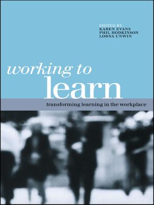 Cover of the book Working to Learn by Todd Whitaker, Katherine Whitaker, Madeline Whitaker Good