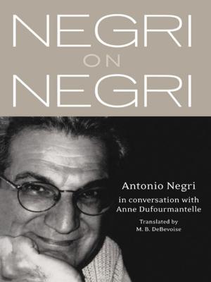 Cover of the book Negri on Negri by Brown, Sally, McDowell, Liz, Race, Phil
