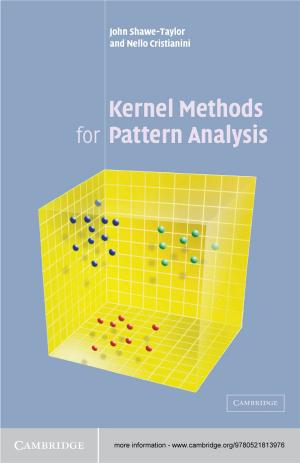 Cover of the book Kernel Methods for Pattern Analysis by Humberto Barreto