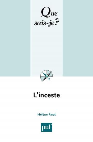Cover of the book L'inceste by Monique Canto-Sperber