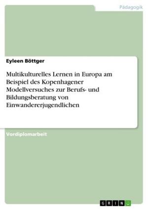 Cover of the book Multikulturelles Lernen in Europa am Beispiel des Kopenhagener Modellversuches zur Berufs- und Bildungsberatung von Einwandererjugendlichen by Anonym