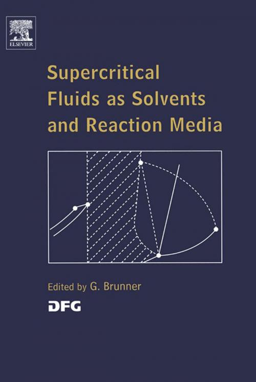 Cover of the book Supercritical Fluids as Solvents and Reaction Media by Gerd H. Brunner, Elsevier Science