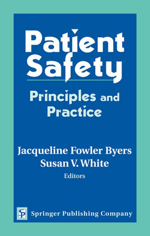 Cover of the book Patient Safety by , Springer Publishing Company