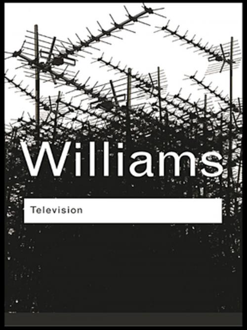 Cover of the book Television by Raymond Williams, Taylor and Francis