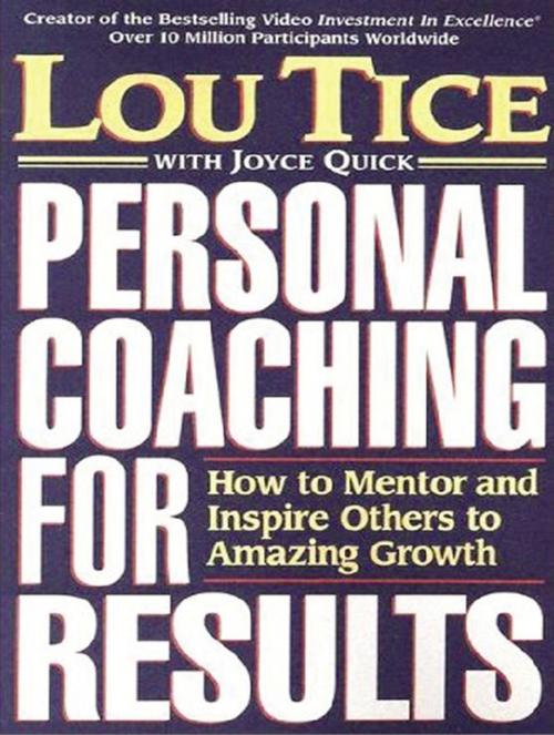 Cover of the book Personal Coaching for Results by Lou Tice, HarperCollins Leadership