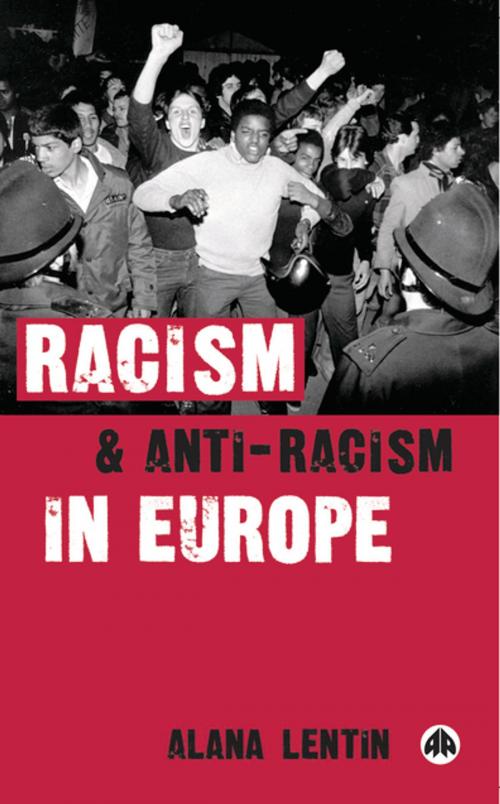 Cover of the book Racism and Anti-Racism in Europe by Alana Lentin, Pluto Press
