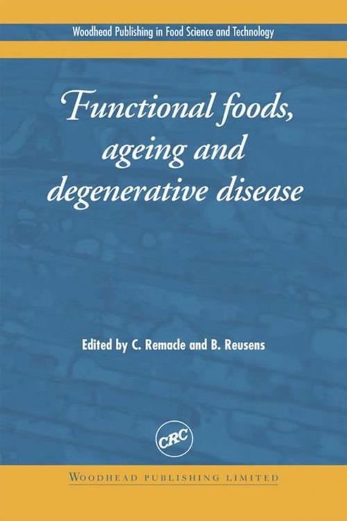 Cover of the book Functional Foods, Ageing and Degenerative Disease by , Elsevier Science