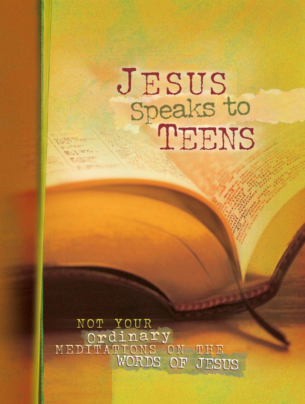 Big bigCover of Jesus Speaks to Teens
