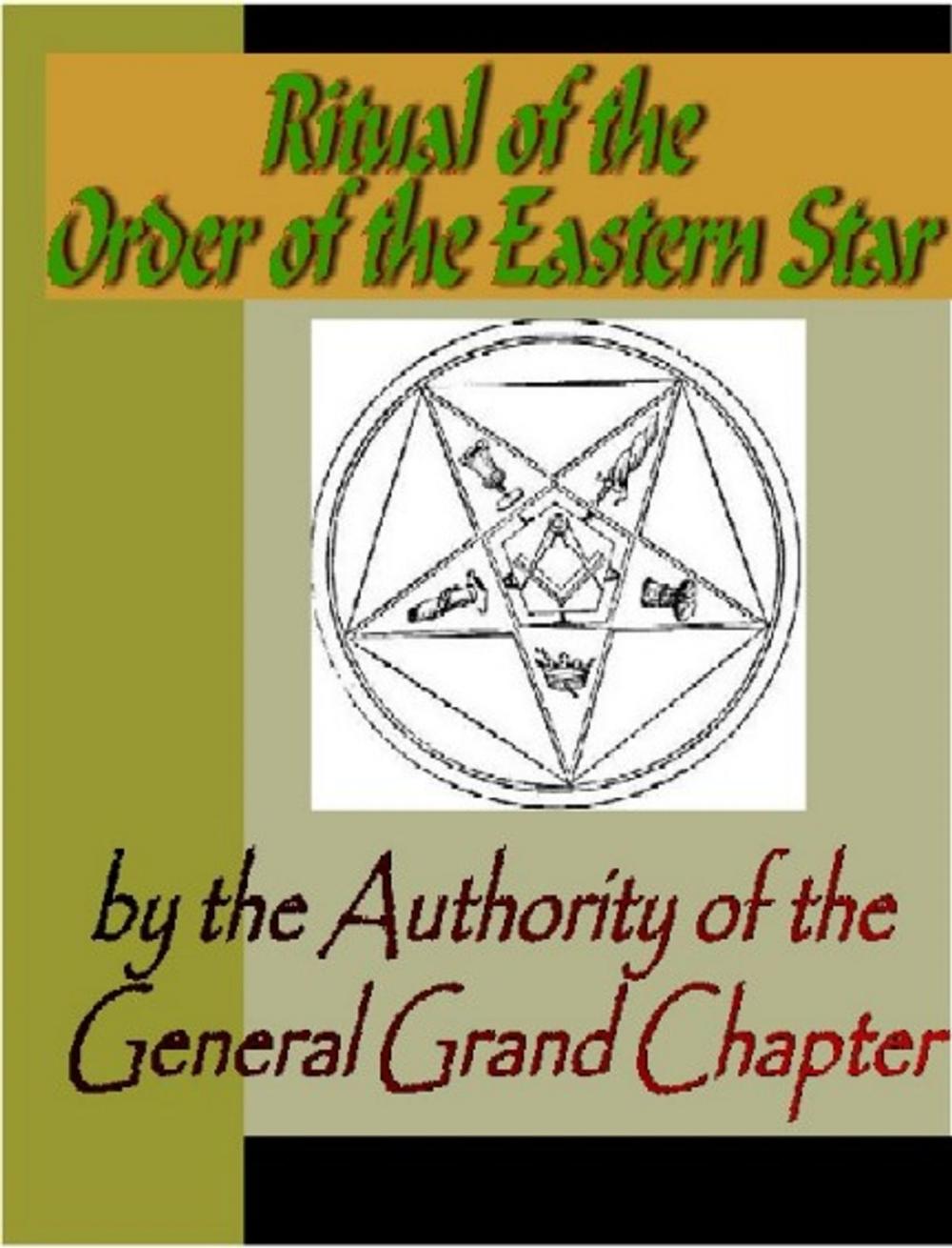 Big bigCover of Ritual of the Order of the Eastern Star