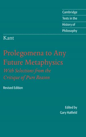 Book cover of Immanuel Kant: Prolegomena to Any Future Metaphysics