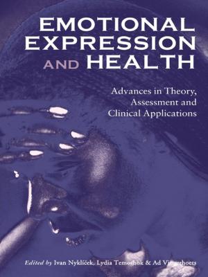 Cover of the book Emotional Expression and Health by Lesley McMillan