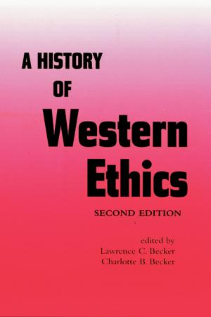 Cover of the book A History of Western Ethics by Barry A. Jackisch
