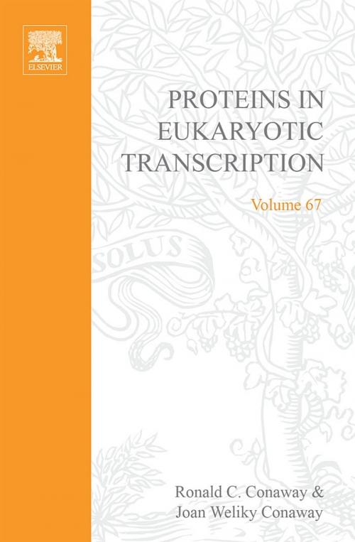 Cover of the book Proteins in Eukaryotic Transcription by Ron C Conaway, Joan W. Conaway, Elsevier Science