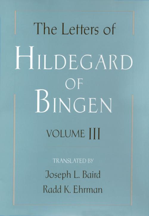 Cover of the book The Letters of Hildegard of Bingen by Hildegard of Bingen, Oxford University Press
