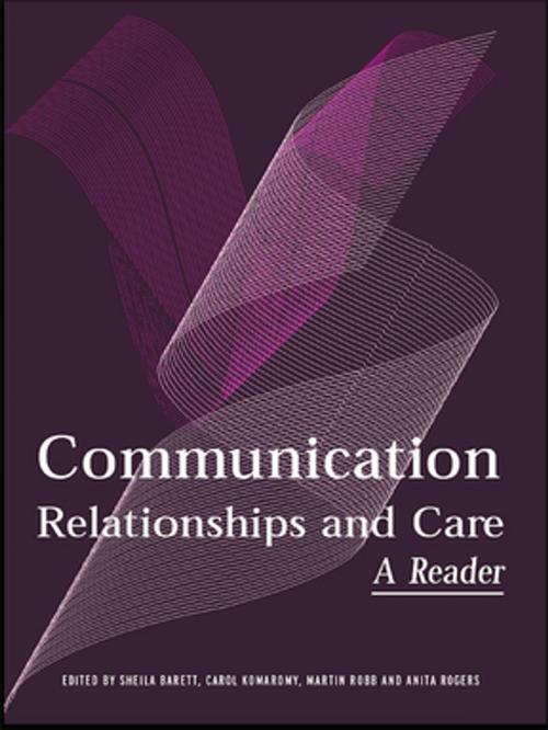 Cover of the book Communication, Relationships and Care by , Taylor and Francis