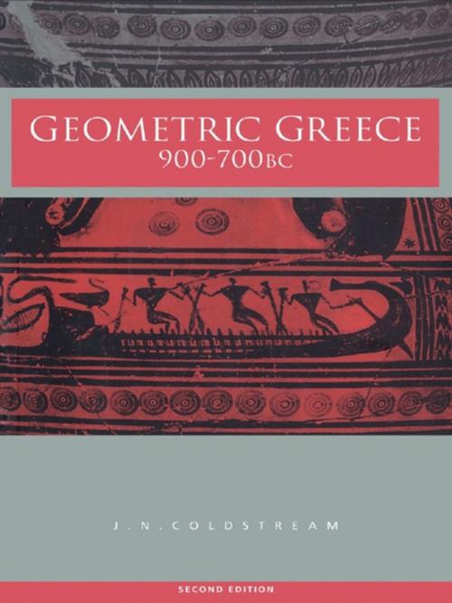 Cover of the book Geometric Greece by J.N. Coldstream, Taylor and Francis