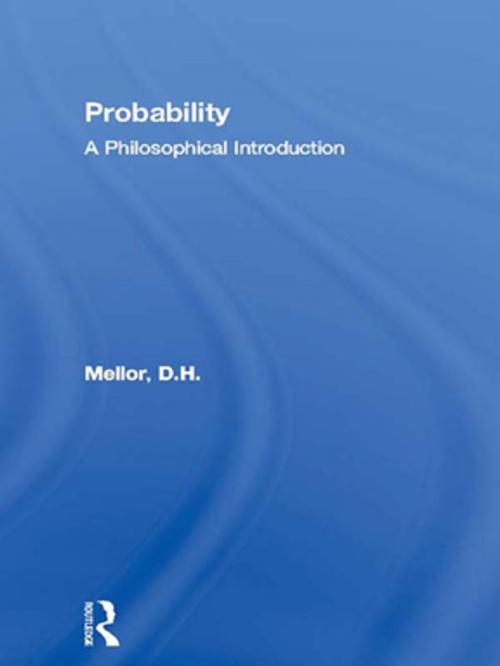 Cover of the book Probability by D.H. Mellor, Taylor and Francis