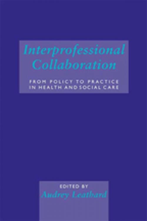 Cover of the book Interprofessional Collaboration by , Taylor and Francis