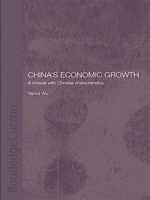 Cover of the book China's Economic Growth by Yanrui Wu, Taylor and Francis