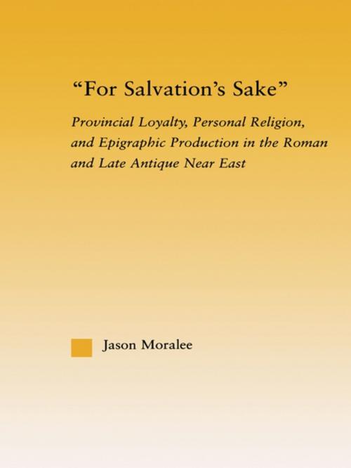 Cover of the book For Salvation's Sake by Jason Moralee, Taylor and Francis