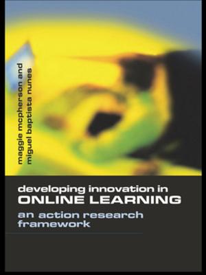 Book cover of Developing Innovation in Online Learning