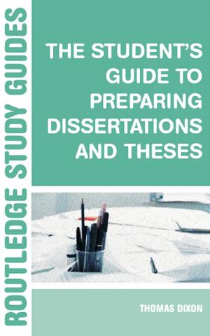 Book cover of The Student's Guide to Preparing Dissertations and Theses