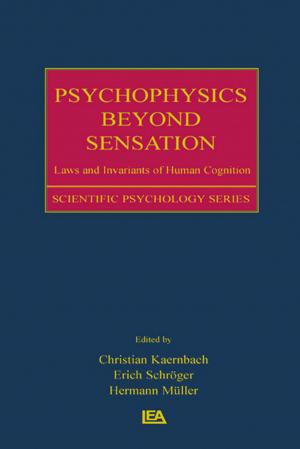 Cover of the book Psychophysics Beyond Sensation by Simon Blake