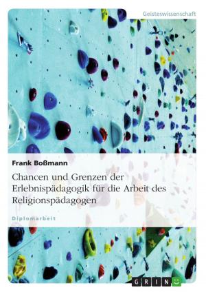 Cover of the book Chancen und Grenzen der Erlebnispädagogik für die Arbeit des Religionspädagogen by Elisabeth Eidner