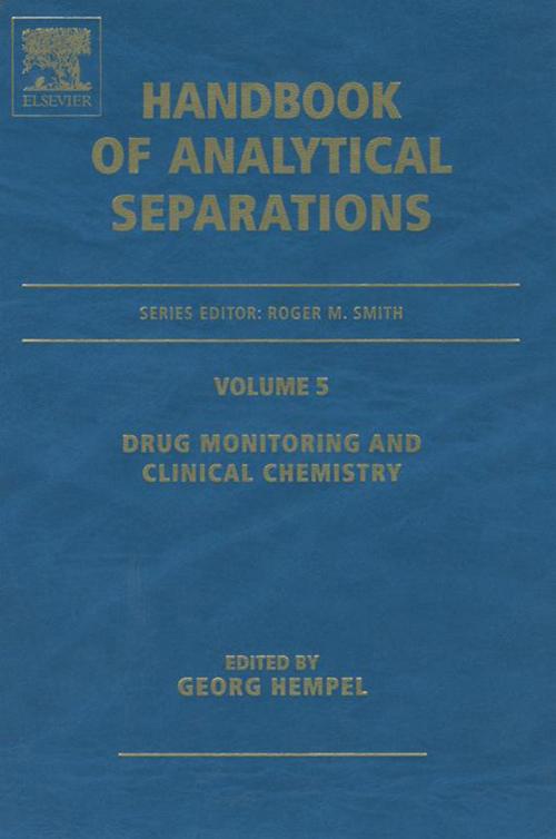 Cover of the book Drug Monitoring and Clinical Chemistry by Georg Hempel, Elsevier Science