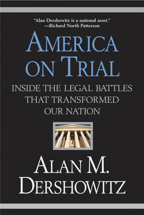 Cover of the book America on Trial by Alan M. Dershowitz, Grand Central Publishing