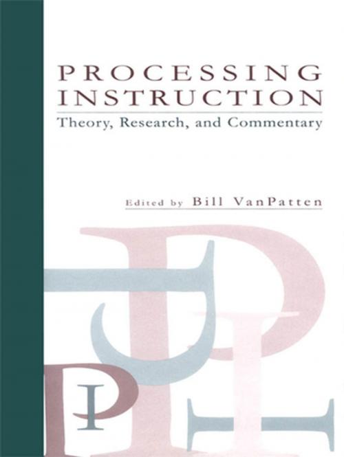 Cover of the book Processing Instruction by , Taylor and Francis