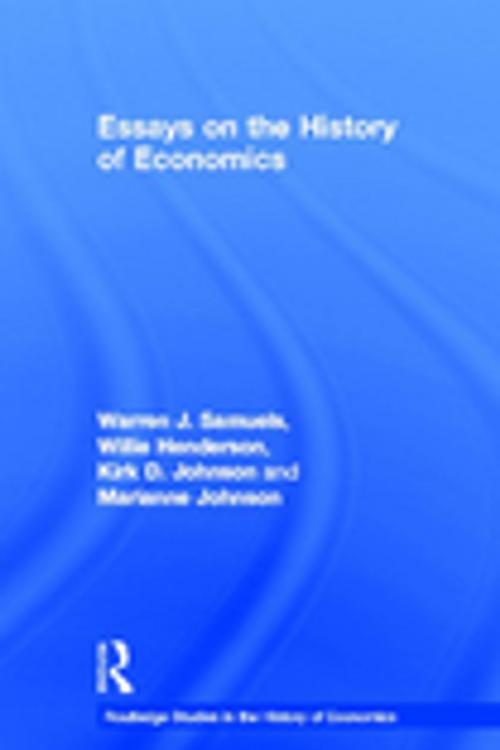 Cover of the book Essays in the History of Economics by , Taylor and Francis