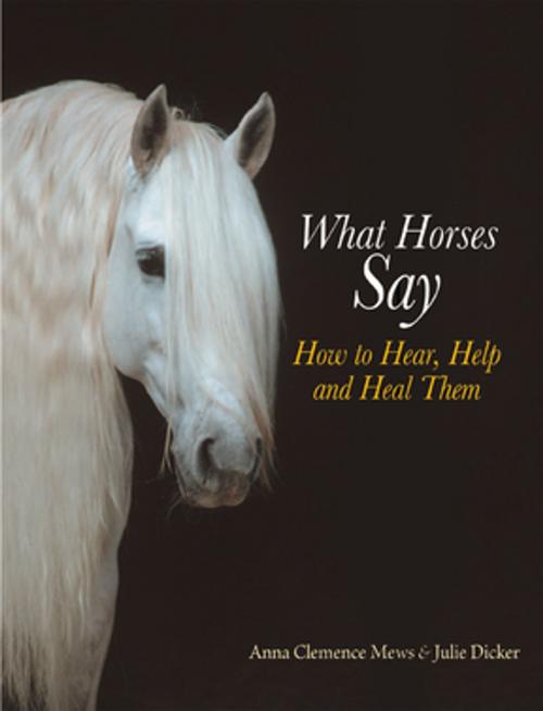 Cover of the book What Horses Say by Anna Clemence Mews, Julie Dicker, Trafalgar Square Books