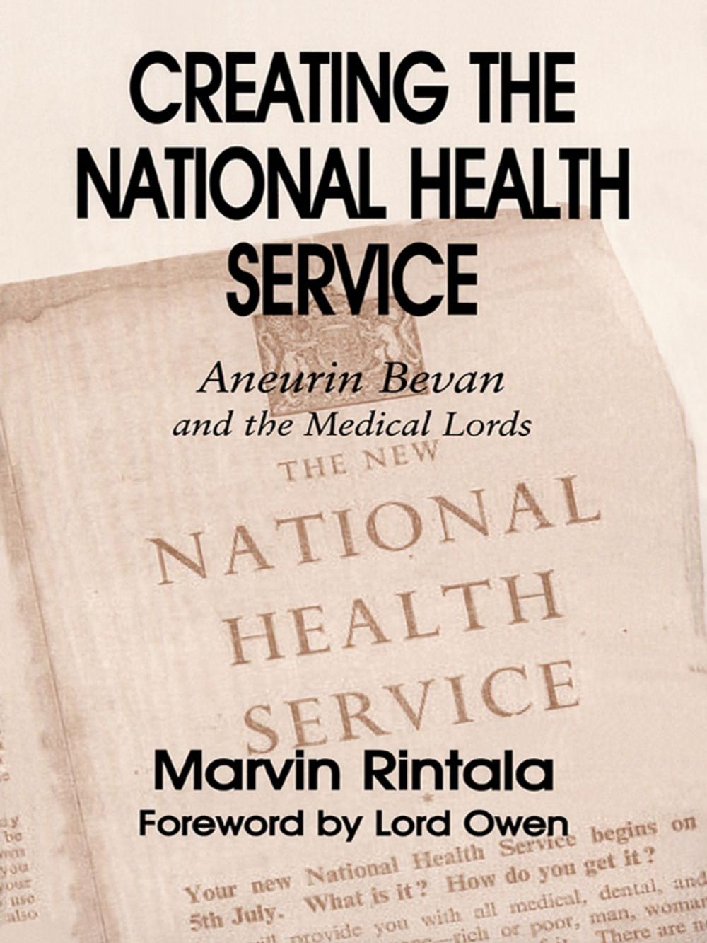 Big bigCover of Creating the National Health Service