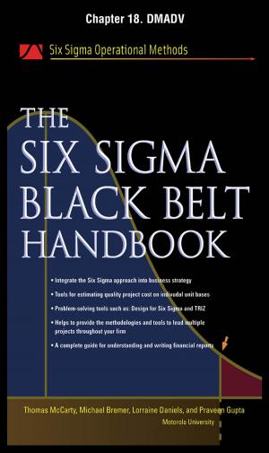 Cover of the book The Six Sigma Black Belt Handbook, Chapter 18 - DMADV by Kevin F. McMurray
