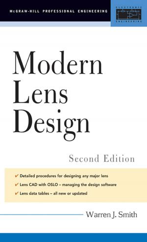 Cover of the book Modern Lens Design by Martin S Matthews, Bobbi Sandberg