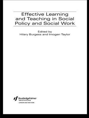 Cover of the book Effective Learning and Teaching in Social Policy and Social Work by Travis Hirschi, Hanan C. Selvin